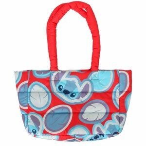 Disney Lilo and Stitch Oversized Puffer Tote New